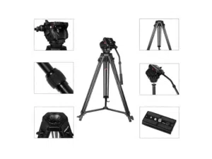 ستاند KingJoy VT-2100 + رأس احترافي VT-3500 مناسب للتصوير الاحترافي