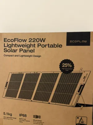 Ecoflow 220W solar panel