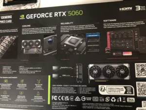 كرت شاشة asus rtx 5060 جديد