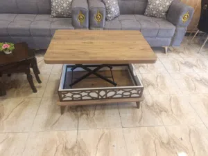 طاولة وسط تصبح سفرة لها 3 ارتفاعات