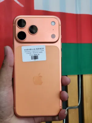 Iphone 17 pro max 512Gb Orange Colour Used phone Good condition