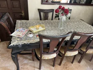 طاولة سفرة خشب زان