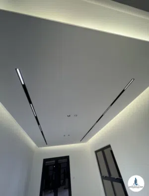 تنفيذ احترافي لديكورات الجبس بورد وبديل الخشب PVC في جميع أنحاء سلطنة عُمان gypsum decor work 100%