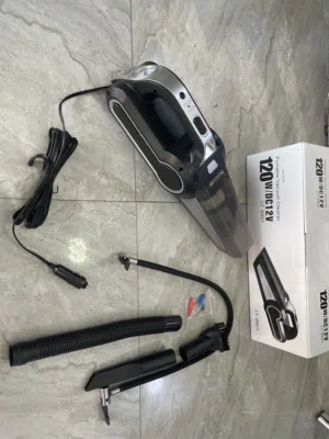 مكنسة مع منفاخ للسيارة