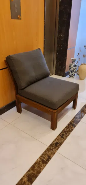 SOLID WOOD AND CUSHIONS IKEA CHAIR