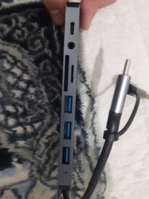 محوّل USB-C متعدد المنافذ 8 في 1 – ZEYMI USB Hub