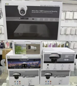 Ollz  All-in-One 12MP Commercial Security Camera New Sealed.