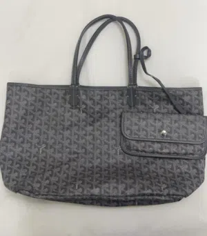 Goyard gray Goyardine Saint Louis pm Bag شنطه جويارد رصاصيه