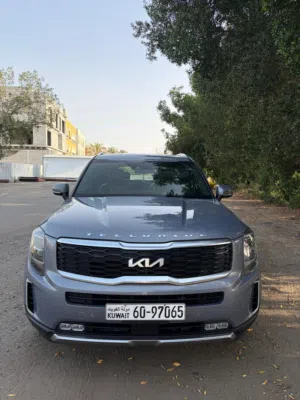 كيا تلورايد GT line موديل 2022 شرط الفحص بحالة ممتازة صبغ وكآلة ما عدا قطعة تجميلي كامل المواصفات