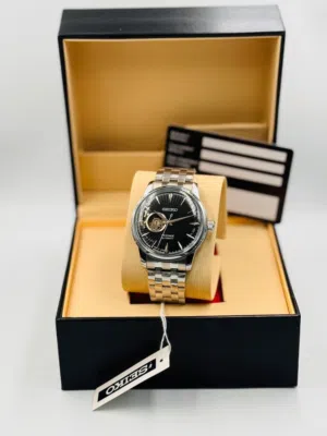 Seiko Presage Automatic Open Heart Men's Stainless Steel Watch – Black Dial