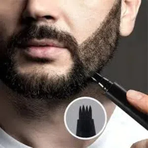 مجموعة اقلام  تحديد ورسم اللحيه  و الذقن او الشوارب  و تعبئة الفراغات متوفر اللون الاسود و البني