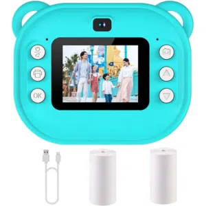 كاميرا الاطفال شحن طباعه صور فوريه بالابيض والاسود صور تذكاريه العاب يمكن اضافه ميموري كارد