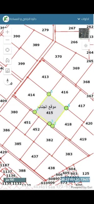 ارض للبيع في الموقر 10 دونم بالقرب من عمان الجديدة والمدينة الرياضية الجديدة