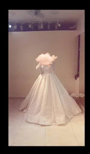 فستان عرس ابيض