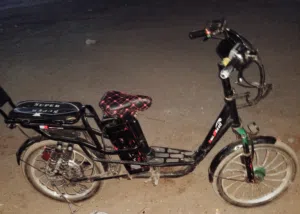 للبيع دراجة كهربا۽ حجم كبير مستخدم نضيف