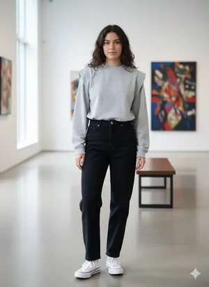 Long Sleeves Shirts . S . Grey . Used4