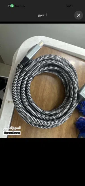 سلك (dp) display port متر و نص جديد