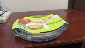 Microwave proof Borosilicate Glass & Milton casserole