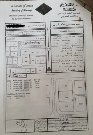 ارض في البريمي ف العقده جنوب المرحله الثانيه