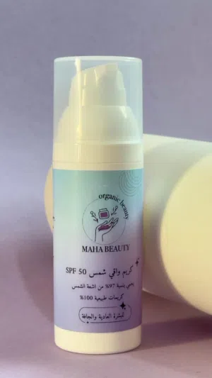 كريم واقي شمس من خلاصة مواد طبيعيه فعاله