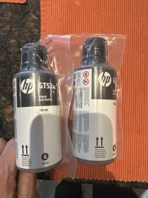 Hp black ink bottle for printers