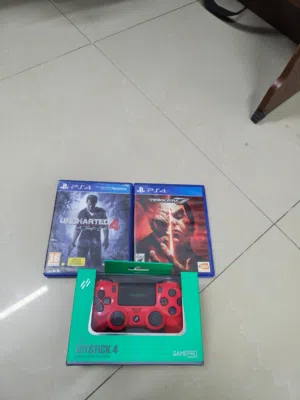 PS4 Gaming Bundle: Tekken 7, Uncharted 4 + High-Quality Type-C Controller