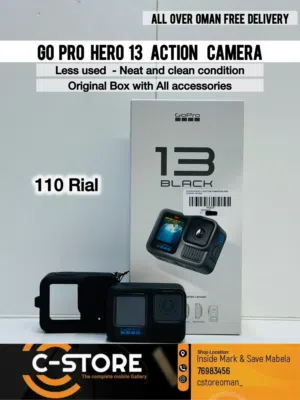 Go Pro Hero 13 Action Camera Black- Orange box with all accessories
