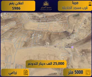Farm Land for Sale in Zarqa Graiba
