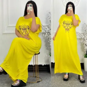 دشداشة طويلة خامة فانيلا