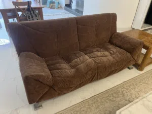 Sofa bed living set / طقم انترية بني