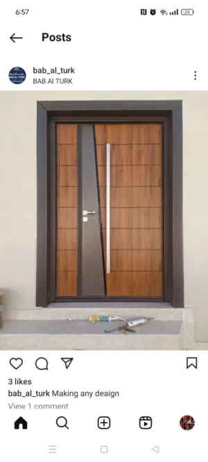Turkish Aluminum main doors