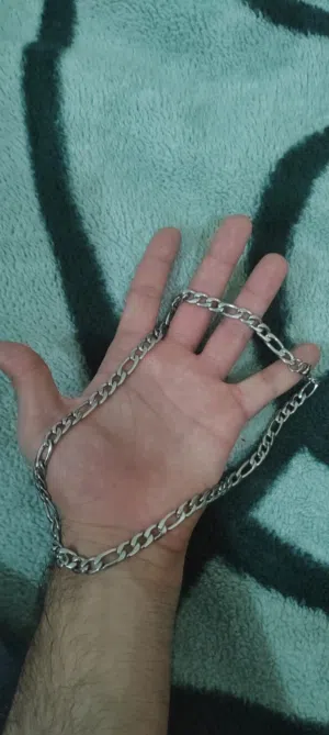 طوق فضة جديد