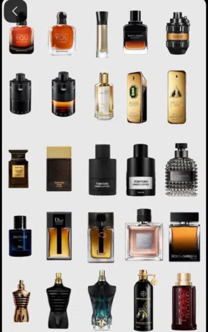 Parfum et decantes pour Homme عطور و تقسيمات رجال