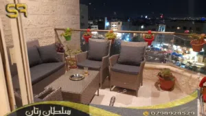 أجمل جلست حدائق من رتان والخيزران