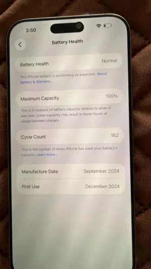 I phone 16 pro max 256 GB