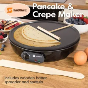 كريب ميكر افضل صانعة كريب والفطائر والتورتيلا  من سايونا  والبان كيك