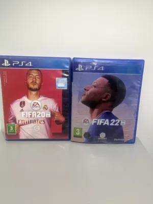 PS4 FIFA 22 + FIFA 20  Clean  Condition Special Price Today 89 AED