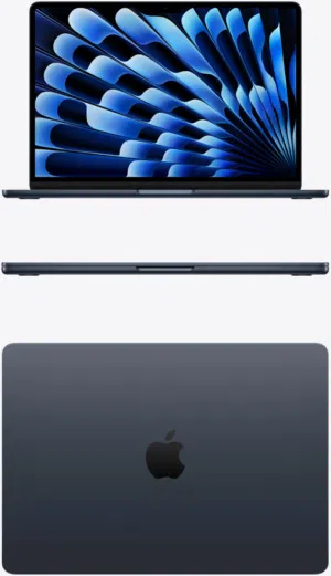 Macbook M4 Air 2025 15.3 inch with 2 years guarantee لابتوب أبل الغني عن التعريف