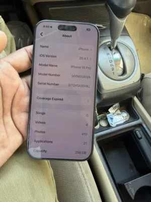 iPhone 16pro 256 battery 88%