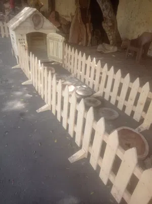 سياج خشبي للحدائق والڤيلات والنوادي والكومبوند والكيدز إريا والكافيهات والمزارع والأراضي الفضاء