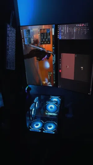 Gaming Setup كامل للبيع – نظيف جداً ستب ألعاب كامل جاهز مباشرة للعب، الاستعمال شخصي