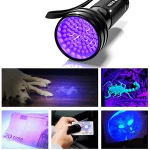 كشاف UV كاشف عقارب و العملات النقود كشف المزوره و الاحجار الكريمه ضوء اضائه فوق بنفسحيه لوكس كشافات