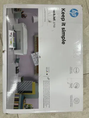 طابعه hp ديسكجت 2710 جديده استعمال شهر فقط