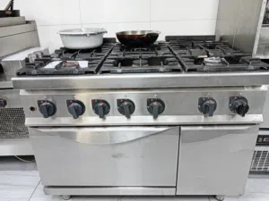 غاز + فرن 6 عيون Bertos