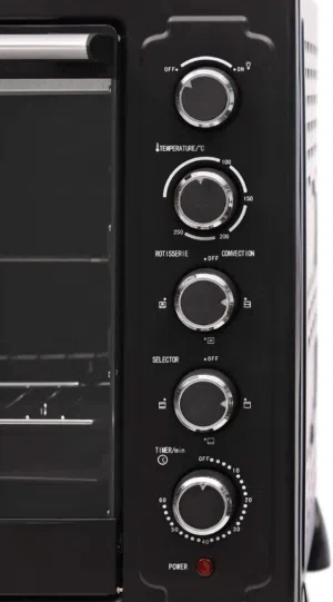 cash only  / Bompani Electric Oven 120 Liter, Black Model BEO120