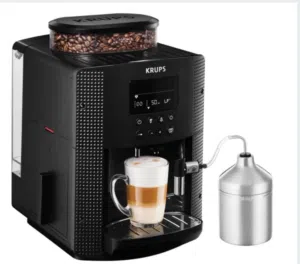 ماكينة قهوة krups تحتوي على رحاية