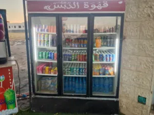 ثلاجه اقتصاديه ثلاث ابواب تبريد جيد