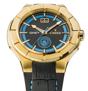 ساعة QNETCITY الأوتوماتيكية - ساعة رجالية CIMIER ذهبية CM2005
