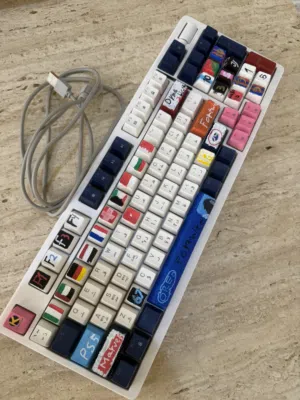 K Gaming Arctic Rift Tri-Mode Mechanical Keyboard (96 Keys) – RGB – Custom Design