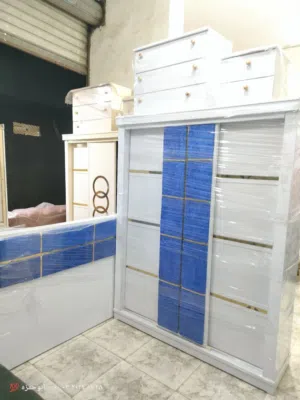 غرف الاطفال عالي جدا  خشب كانتر  ودهانات عالي جدا  المكونات  دولاب +2سرير120 +كمودينو+تسريحه
